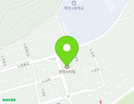 강원특별자치도 평창군 평창읍 노람들길 120-3 (씨티빌다세대주택) 지도