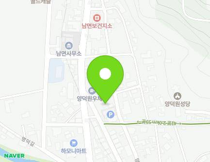 강원특별자치도 홍천군 남면 양덕원로 86 (남면파출소) 지도