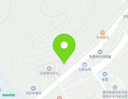 강원특별자치도 홍천군 두촌면 자은로 353 지도