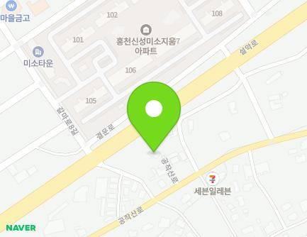 강원특별자치도 홍천군 홍천읍 공작산로 123-5 지도