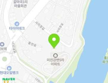 강원특별자치도 홍천군 홍천읍 사미정길 12 (크로바아파트) 지도