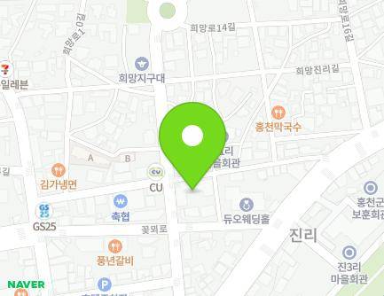 강원특별자치도 홍천군 홍천읍 진삼거리길 18 (중앙연립주택) 지도