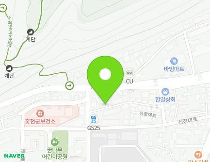 강원특별자치도 홍천군 홍천읍 홍천로2길 16-2 (삼원빌라) 지도