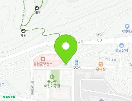 강원특별자치도 홍천군 홍천읍 홍천로2길 13 (풍림주택) 지도