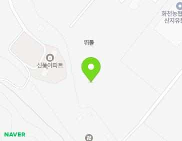 강원특별자치도 화천군 화천읍 영서로 6349-22 (무지개어린이집) 지도