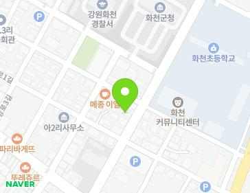 강원특별자치도 화천군 화천읍 중앙로9길 27 (열린어린이집) 지도