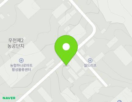 강원특별자치도 횡성군 우천면 우천제2농공단지로 65-69 (심할머니안흥찐빵) 지도