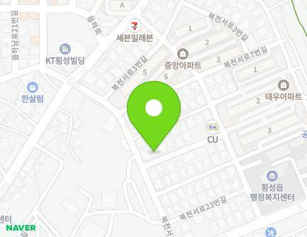 강원특별자치도 횡성군 횡성읍 북천서로15번길 3 지도