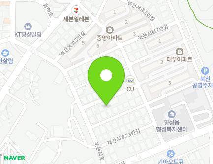강원특별자치도 횡성군 횡성읍 북천서로15번길 10 지도