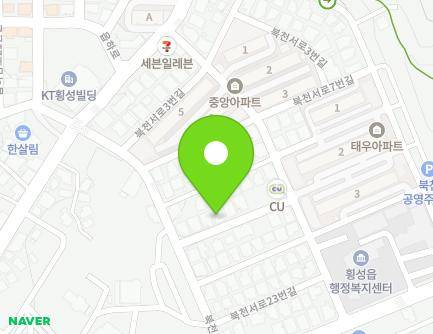 강원특별자치도 횡성군 횡성읍 북천서로15번길 9 지도