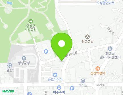 강원특별자치도 횡성군 횡성읍 태기로19번길 14 (횡성정형외과) 지도