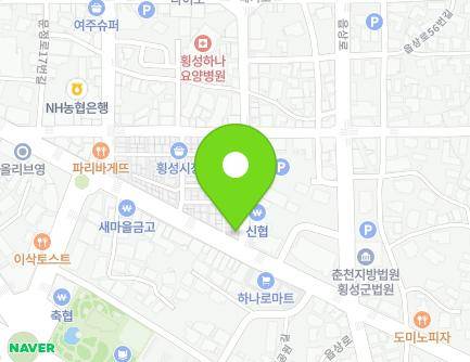 강원특별자치도 횡성군 횡성읍 읍상서로 1 (종합신발) 지도
