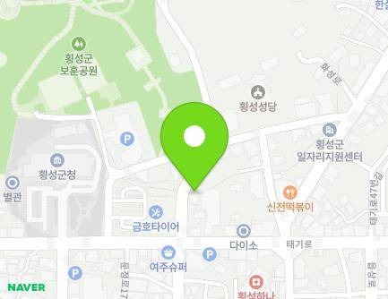 강원특별자치도 횡성군 횡성읍 삼일로 22 (소망약국) 지도