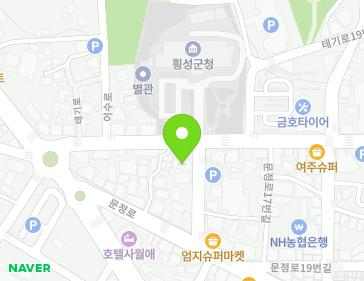 강원특별자치도 횡성군 횡성읍 태풍로 9 지도