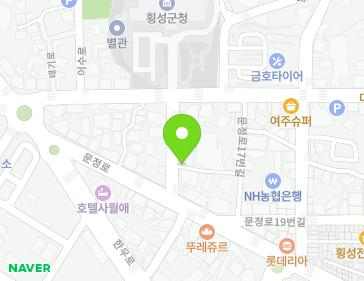 강원특별자치도 횡성군 횡성읍 태풍로 4 지도