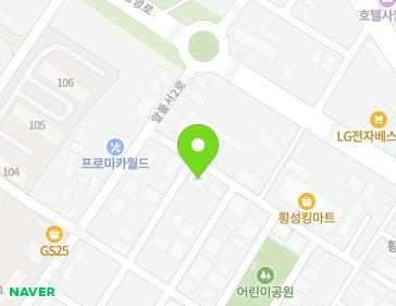 강원특별자치도 횡성군 횡성읍 앞들서로27번길 1 지도