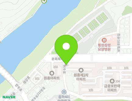 강원특별자치도 횡성군 횡성읍 문화체육로 6 (원흥아파트) 지도