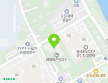 강원특별자치도 태백시 장성1길 175-1 (장성동, 태백장성생활SOC복합시설) 지도