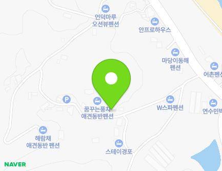 강원특별자치도 강릉시 해안로711번길 27-19 (안현동, 오늘은펜션) 지도