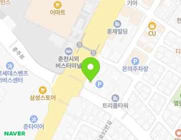 강원특별자치도 춘천시 경춘로 2342 (온의동) 지도