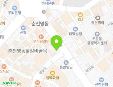 강원특별자치도 춘천시 금강로 68-2 (조양동) 지도
