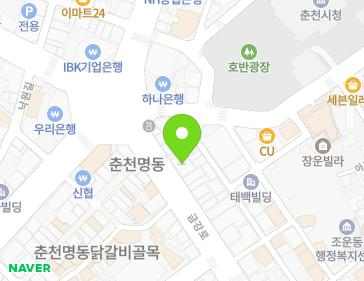 강원특별자치도 춘천시 금강로 59 (조양동) 지도