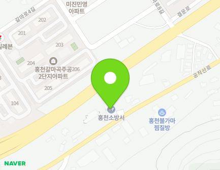 강원특별자치도 홍천군 홍천읍 공작산로 99 지도