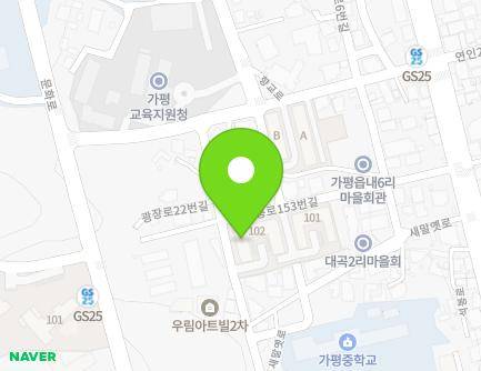 경기도 가평군 가평읍 석봉로153번길 15 (태광아파트) 지도