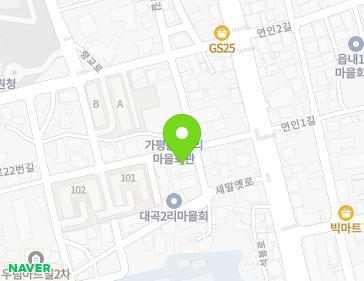경기도 가평군 가평읍 새말옛로6번길 3 (가평순복음교회) 지도