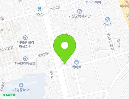 경기도 가평군 가평읍 석봉로 146 (튼튼체육관) 지도