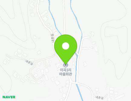 경기도 가평군 북면 내촌길 50 (이곡1리마을회관) 지도