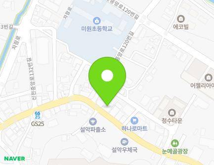 경기도 가평군 설악면 신천중앙로 118 (삼성의원) 지도