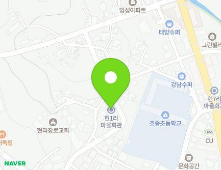 경기도 가평군 조종면 현창로62번길 14-19 (현1리마을회관) 지도
