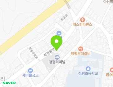 경기도 가평군 청평면 청평중앙로 58 (성심안경) 지도