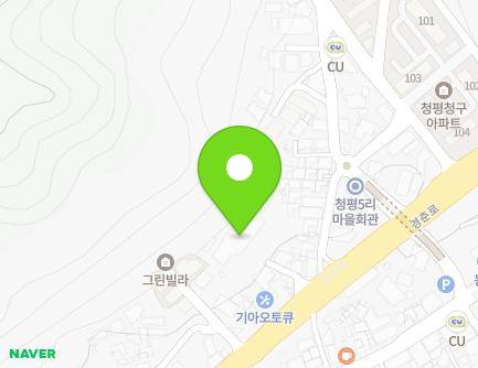 경기도 가평군 청평면 경춘로 791-11 (청평우리병원) 지도