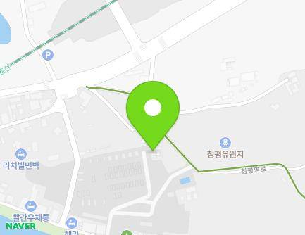 경기도 가평군 청평면 강변로 113-28 (화원민박) 지도