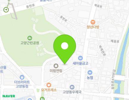 경기도 고양시 덕양구 혜음로 43-8 (고양동, 고양교회) 지도