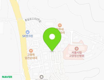 경기도 고양시 덕양구 통일로 1060-43 (내유동, 청담힐타운11단지) 지도