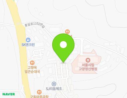 경기도 고양시 덕양구 통일로 1060-45 (내유동, 청담힐타운12단지) 지도