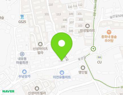 경기도 고양시 덕양구 유산길 35 (내유동) 지도