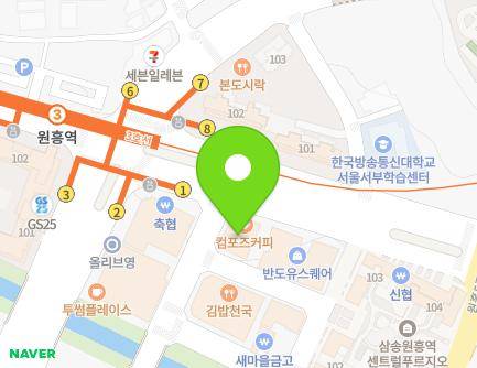 경기도 고양시 덕양구 삼송로 8 (원흥동, 한일골드타워) 지도
