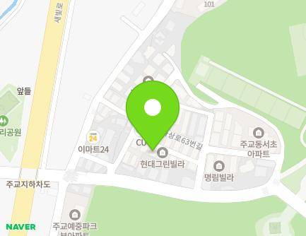 경기도 고양시 덕양구 마상로63번길 14-6 (주교동, 현대그린빌라) 지도