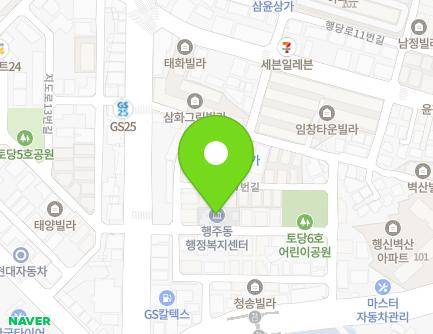 경기도 고양시 덕양구 지도로14번길 11 (토당동, 행주동행정복지센터) 지도