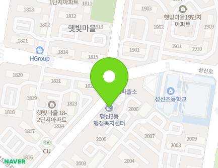 경기도 고양시 덕양구 중앙로558번길 78 (행신동, 행신3동행정복지센터) 지도