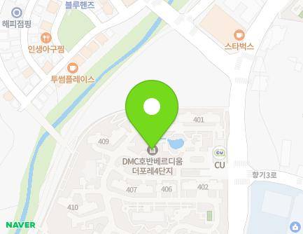 경기도 고양시 덕양구 향기로 77 (향동동, DMC호반베르디움더포레4단지) 지도