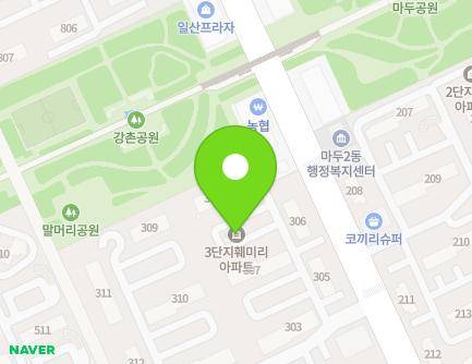 경기도 고양시 일산동구 강송로 153 (마두동, 강촌마을3단지아파트) 지도