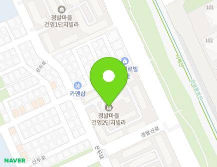 경기도 고양시 일산동구 산두로 72 (마두동, 정발마을2단지건영빌라) 지도