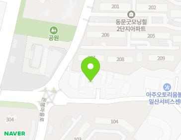경기도 고양시 일산동구 은행마을로 46-13 (식사동) 지도