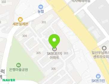 경기도 고양시 일산동구 은행마을로 100 (식사동, 은행마을3단지아파트) 지도