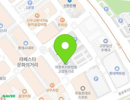 경기도 고양시 일산동구 중앙로1275번길 38-30 (장항동, 고양등기소) 지도